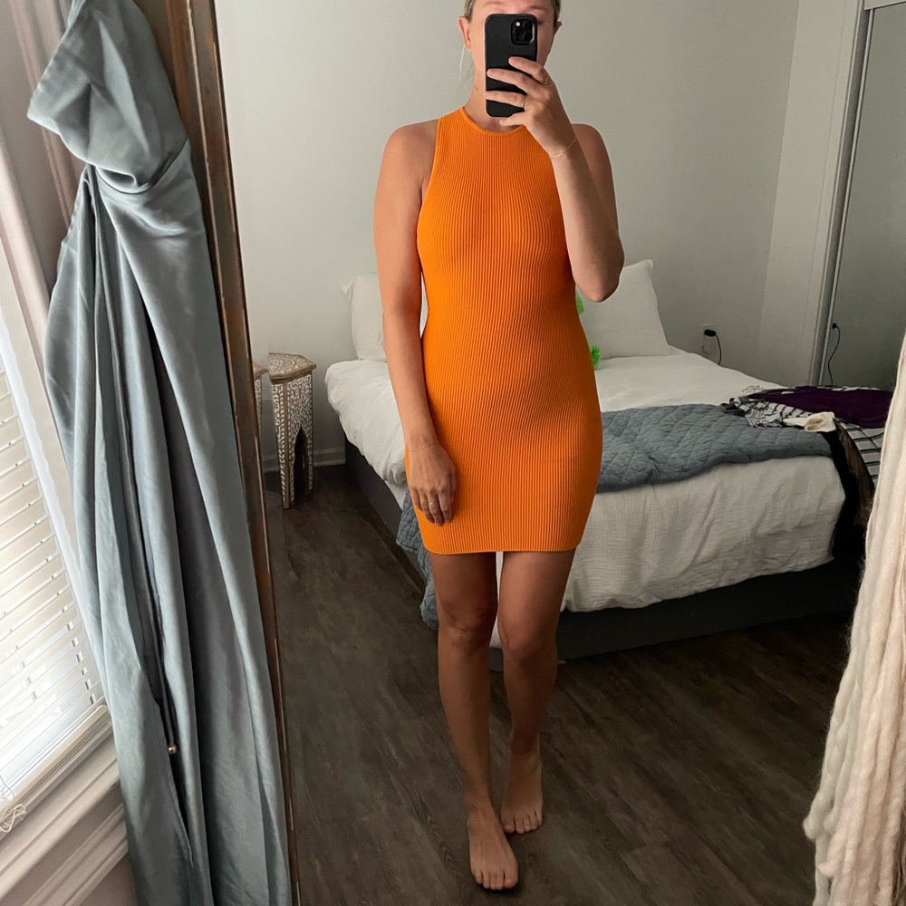 Aritzia Sculpt Knit Racer Dress